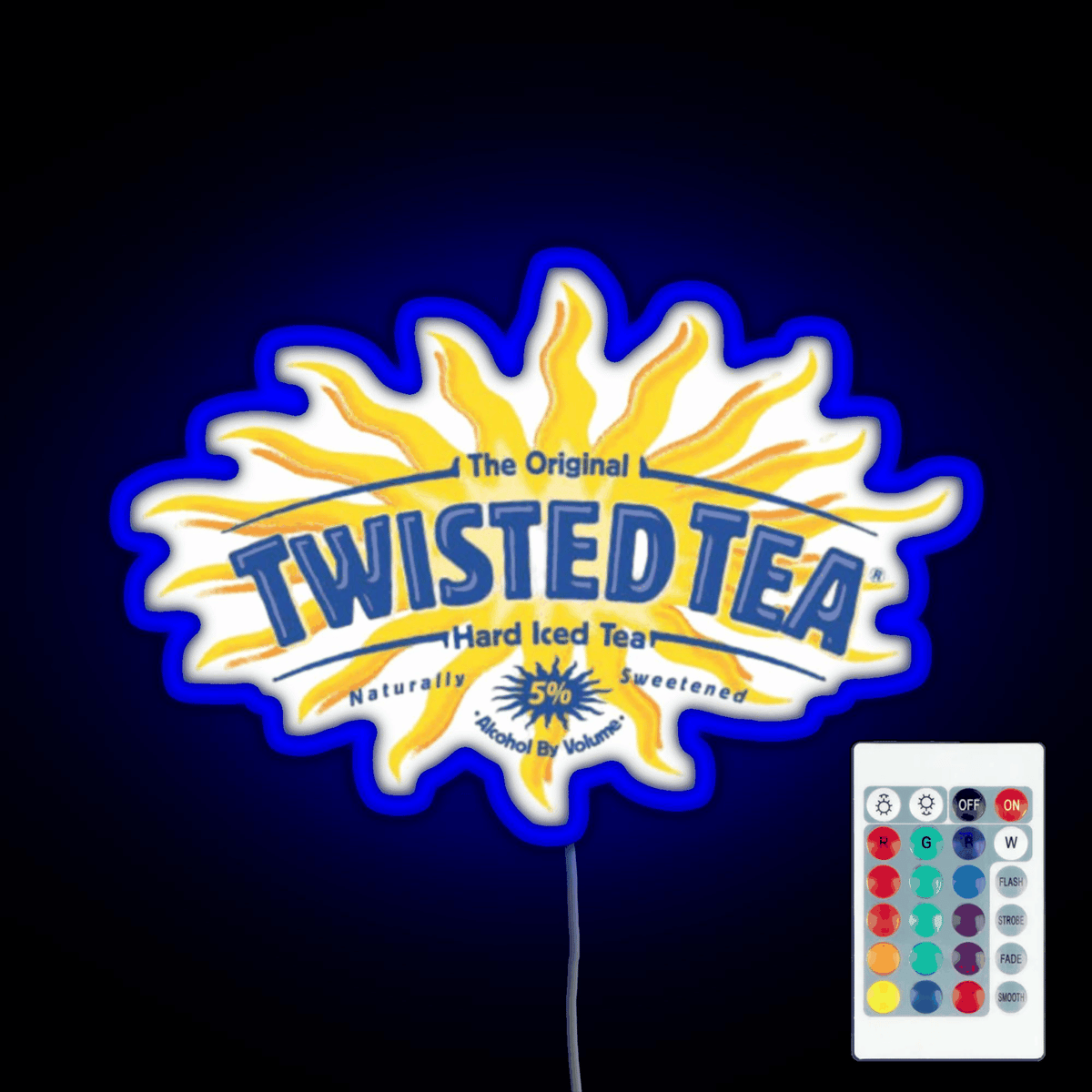Twisted Tea Signage Twisted tea RGB neon sign