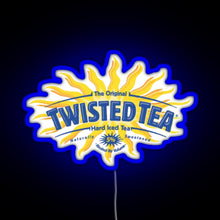 Load image into Gallery viewer, Twisted tea RGB neon sign blue