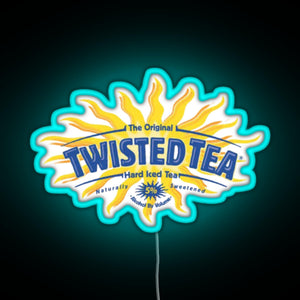 Twisted tea RGB neon sign lightblue 