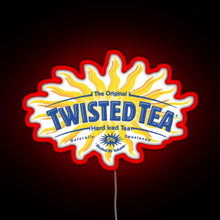 Load image into Gallery viewer, Twisted tea RGB neon sign red