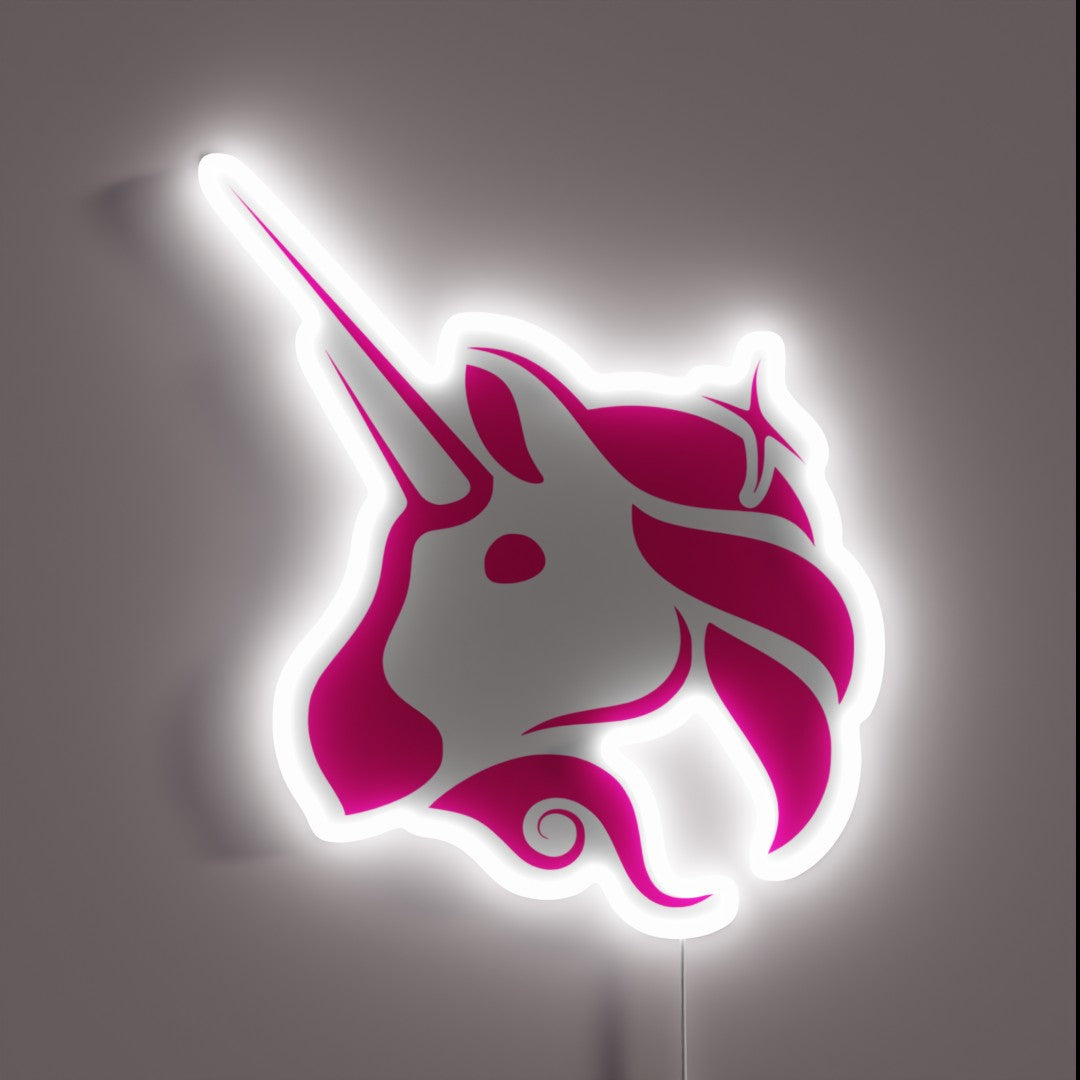 Uniswap Unicorn Rainbow Cute Funny Neon Signs | Uniswap Led Lights