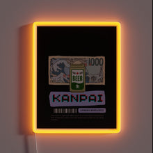 Load image into Gallery viewer, Eye-catching Urban Brewski bar decor with customizable colorful LED lighting.