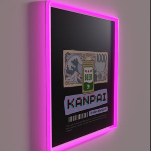 Neon Bar Sign with Urban Brewski RGB LED Lighting
