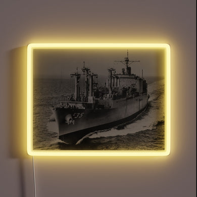 RGB Neon Sign for USS Kiska AE-35 Ship Store Decor