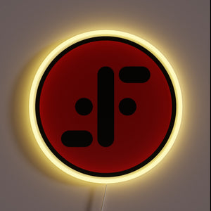 Add vibrant ambiance with this Visitors Insignia RGB LED Sign.