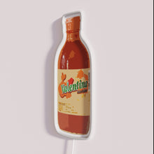 Load image into Gallery viewer, Neon Hot Sauce Sign in Vibrant RGB Colours Add Flair