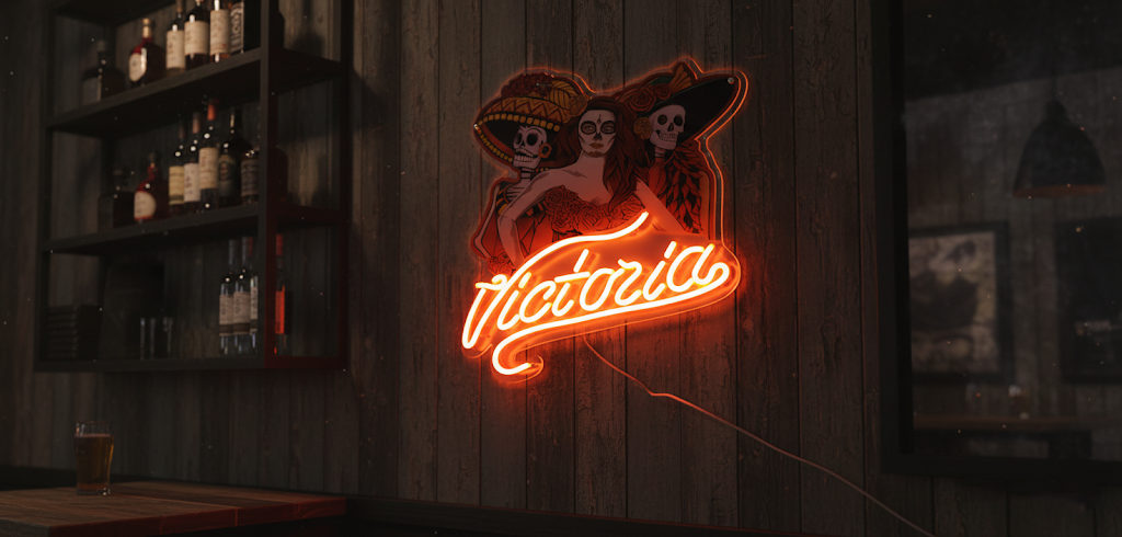 Victoria Bar Sign Victoria Beer Neon Sign – Neon Factory
