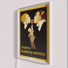 Load image into Gallery viewer, Retro-Style Porto Ramos Pinto RGB Neon Sign for Vintage Decor Enthusiasts