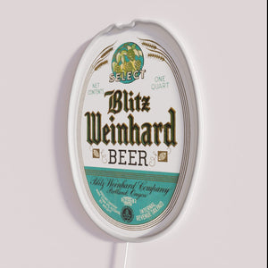 Vintage Blitz Weinhard Select Beer Portland Oregon Rgb Led Sign