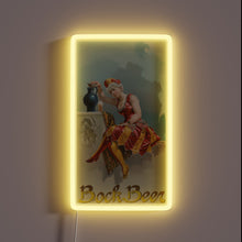 Load image into Gallery viewer, Vintage advertisement art poster for Bock Beer from 1890 era.