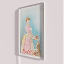 Load image into Gallery viewer, Vintage German-style Bock beer advertisement with unique illustration by Schile