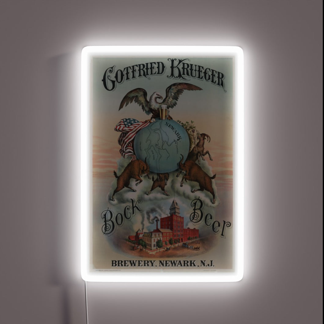 Vintage Bock Beer Sign from Jerome's Artistic Neon Sign Collection