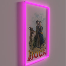 Load image into Gallery viewer, Retro style vintage Bock beer sign with nostalgic graphics and colors