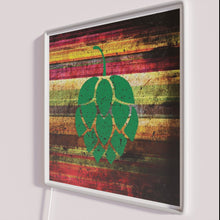 Load image into Gallery viewer, Vibrant Retro-Style Neon Sign with Hops and Craft Beer Graphics