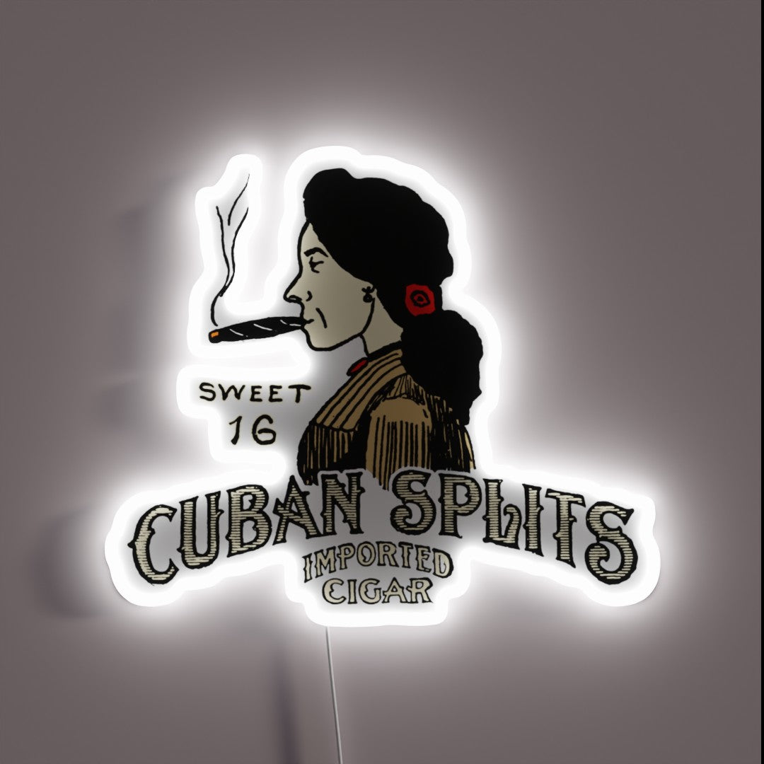 ADVPRO Cuba Cigars Collector Club Bar Wine Wall Décor Dual Color