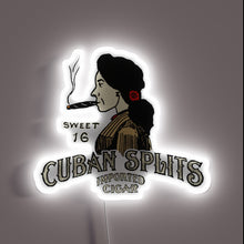 Load image into Gallery viewer, Vibrant Neon Sign pays homage to Classic Cuban Cigars Tradition