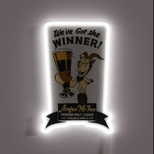 Load image into Gallery viewer, Retro Detroit Malt Liquor Sign with vibrant RGB neon lighting