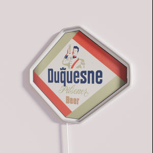 Vintage 1950s Duquesne Pilsener Neon Sign Retro Pittsburgh Beer Bar Decor Classic