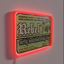 Load image into Gallery viewer, Authentic vintage imported craft beer label inspired neon bar decoration