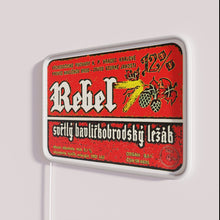 Load image into Gallery viewer, Classic retro imported craft beer label inspired neon decor lighting