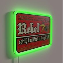 Load image into Gallery viewer, RGB Neon Sign Featuring Vintage Craft Beer Labels Design