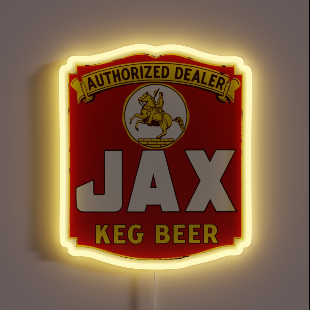 Vintage Jax Keg Beer Rgb Led Sign – Neon Factory