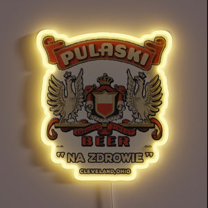 Retro Cleveland brewing advertisement from Sandusky's historic past restored