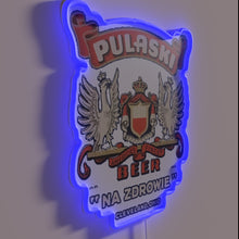 Load image into Gallery viewer, Vintage 1920s Pulaski Beer Sign - Cleveland Sandusky Brewing Co.