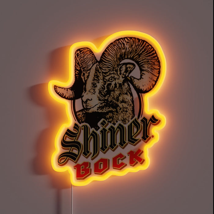 Vintage Texas Craft Brewery Collectible Neon Sign Decoration Illumination Display.