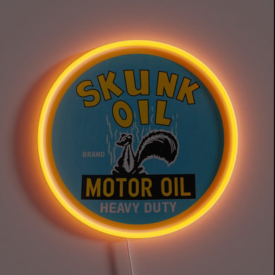 Eye-catching Neon Sign with Vibrant RGB Colors and Retro Theme