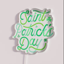 Load image into Gallery viewer, Unique Authentic Vintage Inspired St Patrick's Day Decorative Neon Signage
