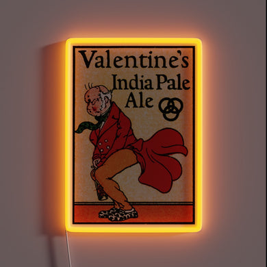 Shine bright with this nostalgic beer-inspired retro logo light fixture.