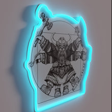 Load image into Gallery viewer, Vitruvian Man meets tiny proportions in radiant color.
