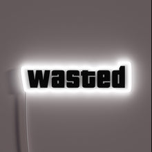 Load image into Gallery viewer, Vibrant, glowing neon sign with wasted RGB LED lighting display.