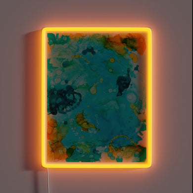 Add vibrant ambiance to any space with this colorful sign