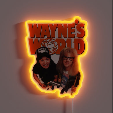 Wayne's World RGB LED sign