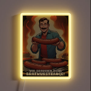 Eye-catching Neon Sign Brings German Flair to Any Kitchen Space