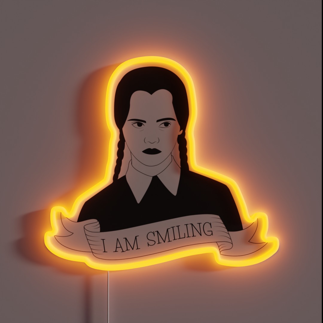 Wednesday Addams Rgb Neon Sign – Neon Factory