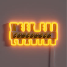 Load image into Gallery viewer, Vibrant weekend hangout essentials neon bar decoration glowing lights.
