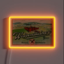 Load image into Gallery viewer, Eye-catching RGB neon light display for Weisensteiner Beer enthusiasts everywhere