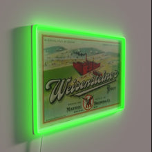 Load image into Gallery viewer, Glowing &#39;Weisensteiner Beer&#39; RGB neon bar sign decor for home
