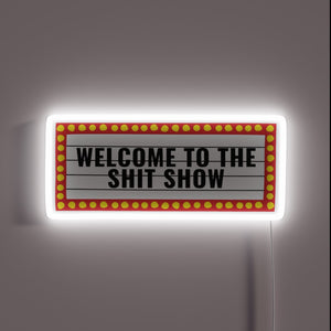 College dorm humor with a dash of sarcastic neon glow.