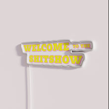 Load image into Gallery viewer, Colorful &#39;Welcome to the Shitshow&#39; Neon Sign for Lovers of Chaos