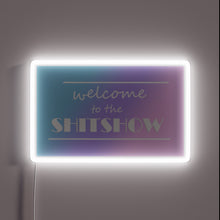 Load image into Gallery viewer, Add some chaotic flair with this vibrant RGB light sign.
