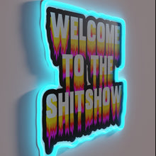 Load image into Gallery viewer, Vibrant trippy neon sign adds quirky humor and playful energy.