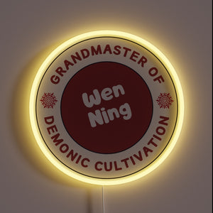 Wen Ning's iconic neon glow illuminates the darkness in your room