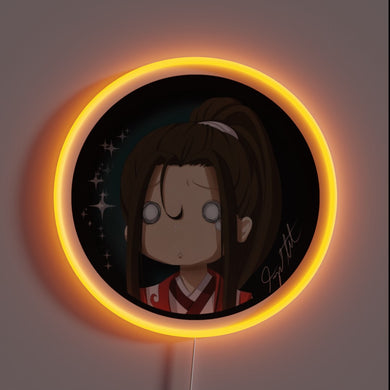 Customizable Wen Ning RGB neon sign with adjustable lighting modes.