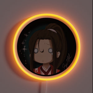Customizable Wen Ning RGB neon sign with adjustable lighting modes.