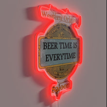 Load image into Gallery viewer, Authentic Handcrafted Western Style Neon Sign with Vibrant RGB Lighting