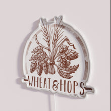 Load image into Gallery viewer, Brewery theme decorative RGB LED neon sign with wheat hops
